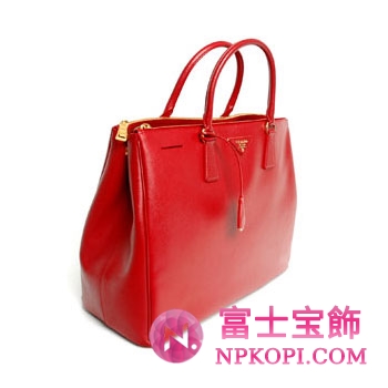 プラダ（PRADA）SAFFIANO LUX　レディーストートバッグ　レッド　BN1802-NZV-68Z 